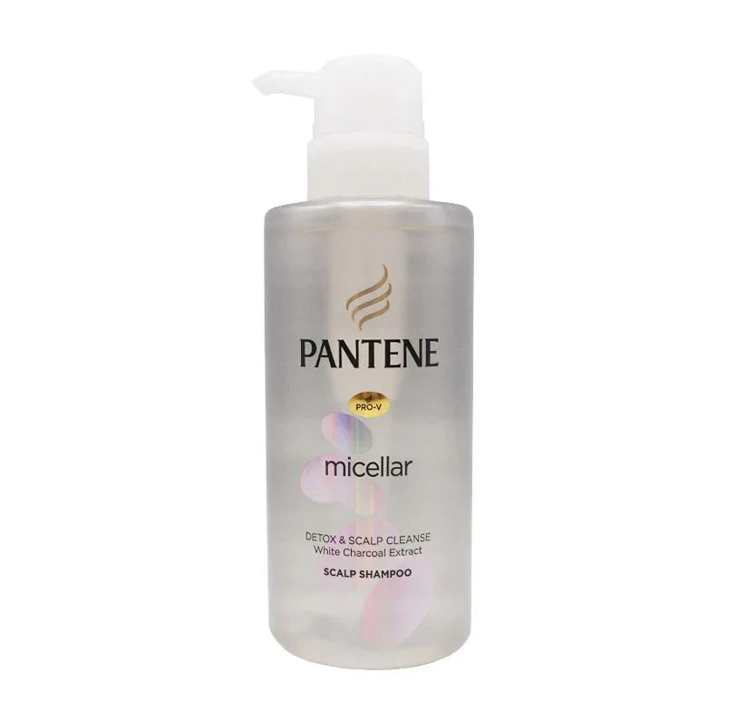 Pantene Pro-V Micellar Detox & Scalp Cleanse Shampoo with White Charcoal Extract