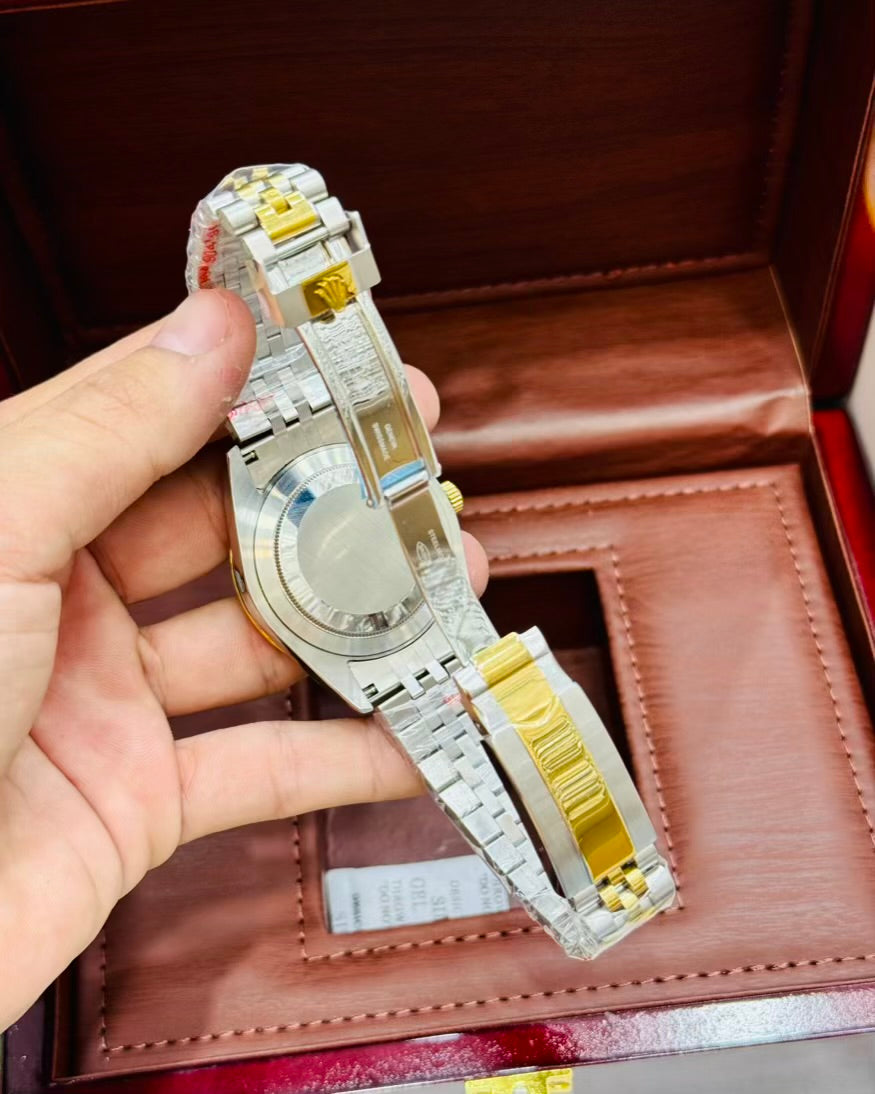 RLX Automatic Scratch-Resistant Glass Date Watch