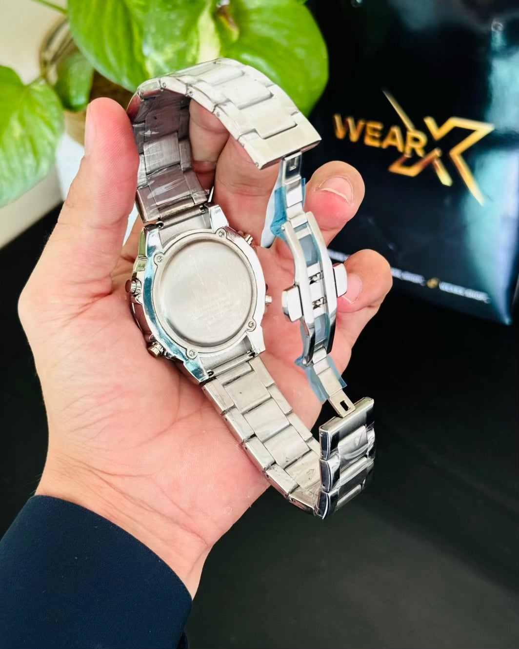 Digital & Analog Tifny Dail Waterproof Watch SK-02