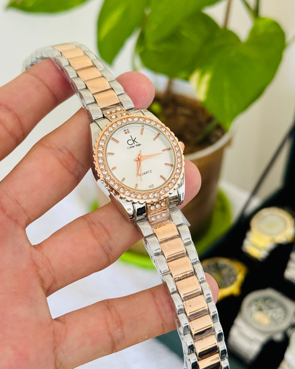 Two Tone Stainless Steel Watch