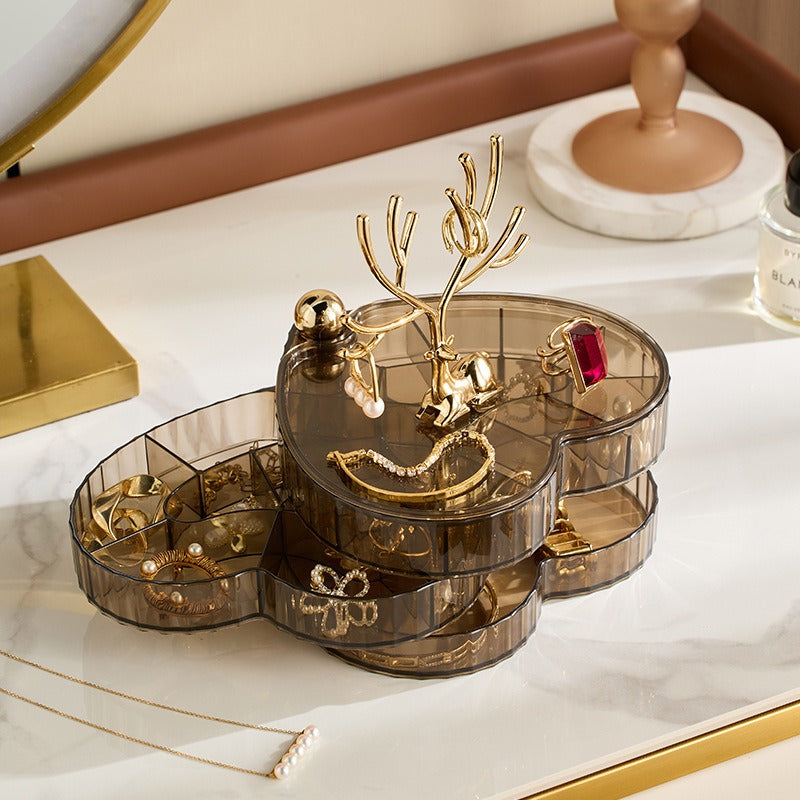 Acrylic Luxury Deer Jewelry Box