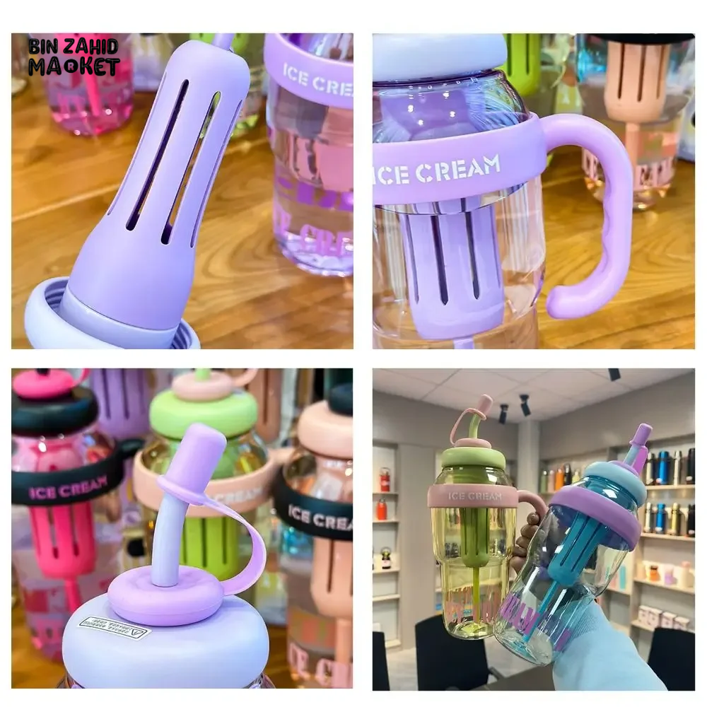Plastic Water Tumbler With Lid And Straw