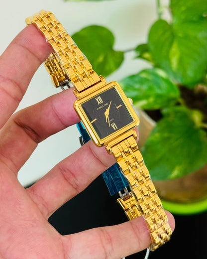 Gold Stainless Steel Straps and Dail for her