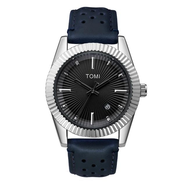 Tomi Blue Strap Datejust Watch TM-05