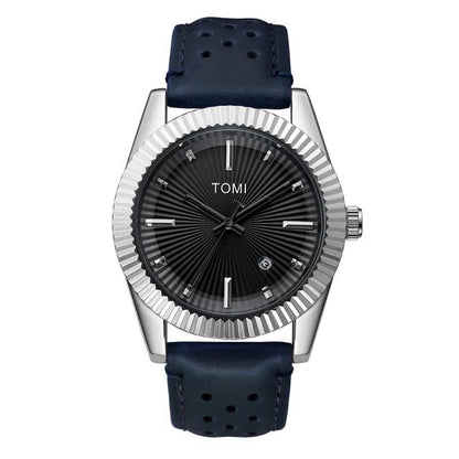 Tomi Blue Strap Datejust Watch TM-05