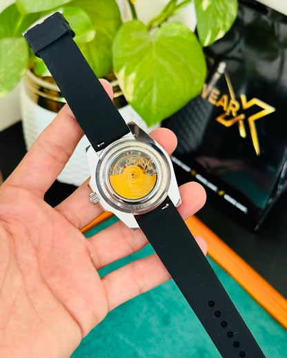 Sami Automatic Watch with Red Dail