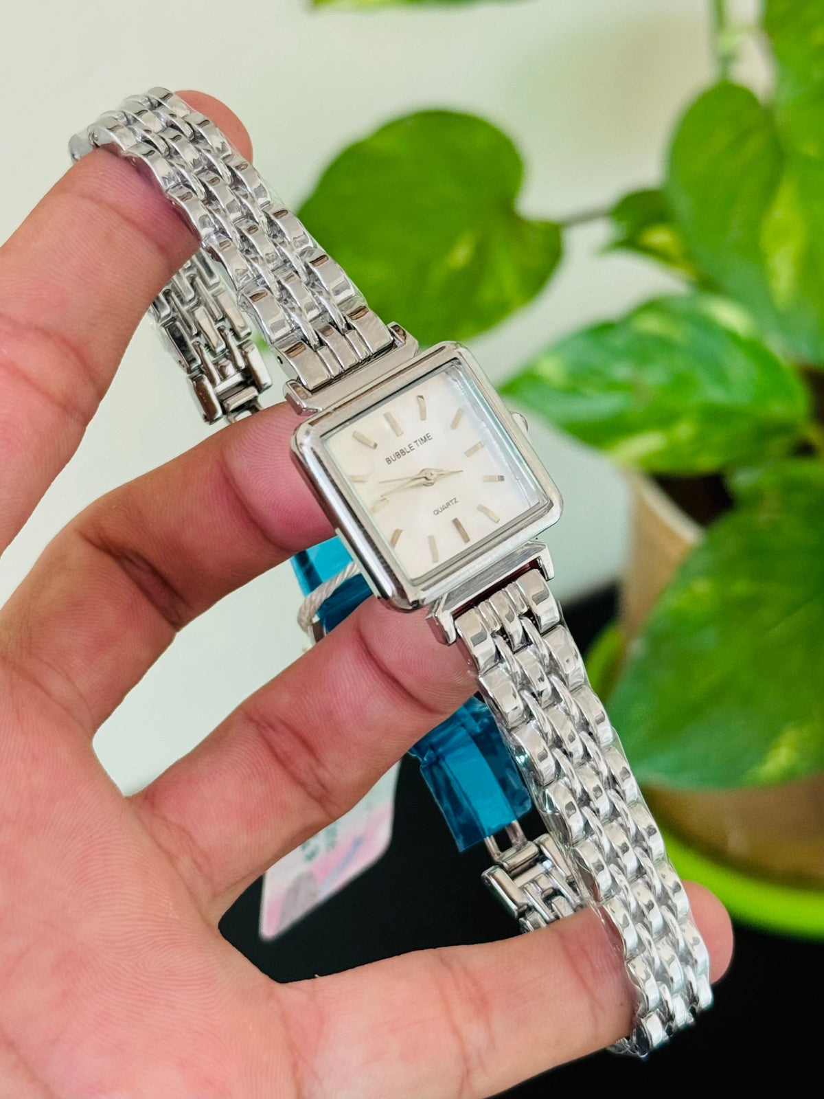 Silver Stainless Steel Watch For Her