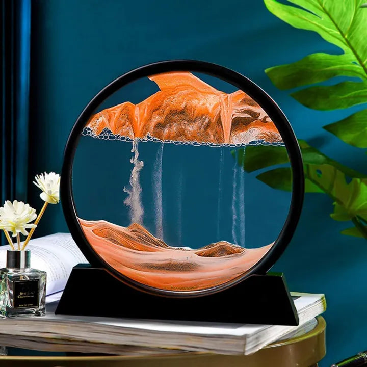 Sandscape Painting Sand Timer – 3D Moving Sand Art Home Decor
