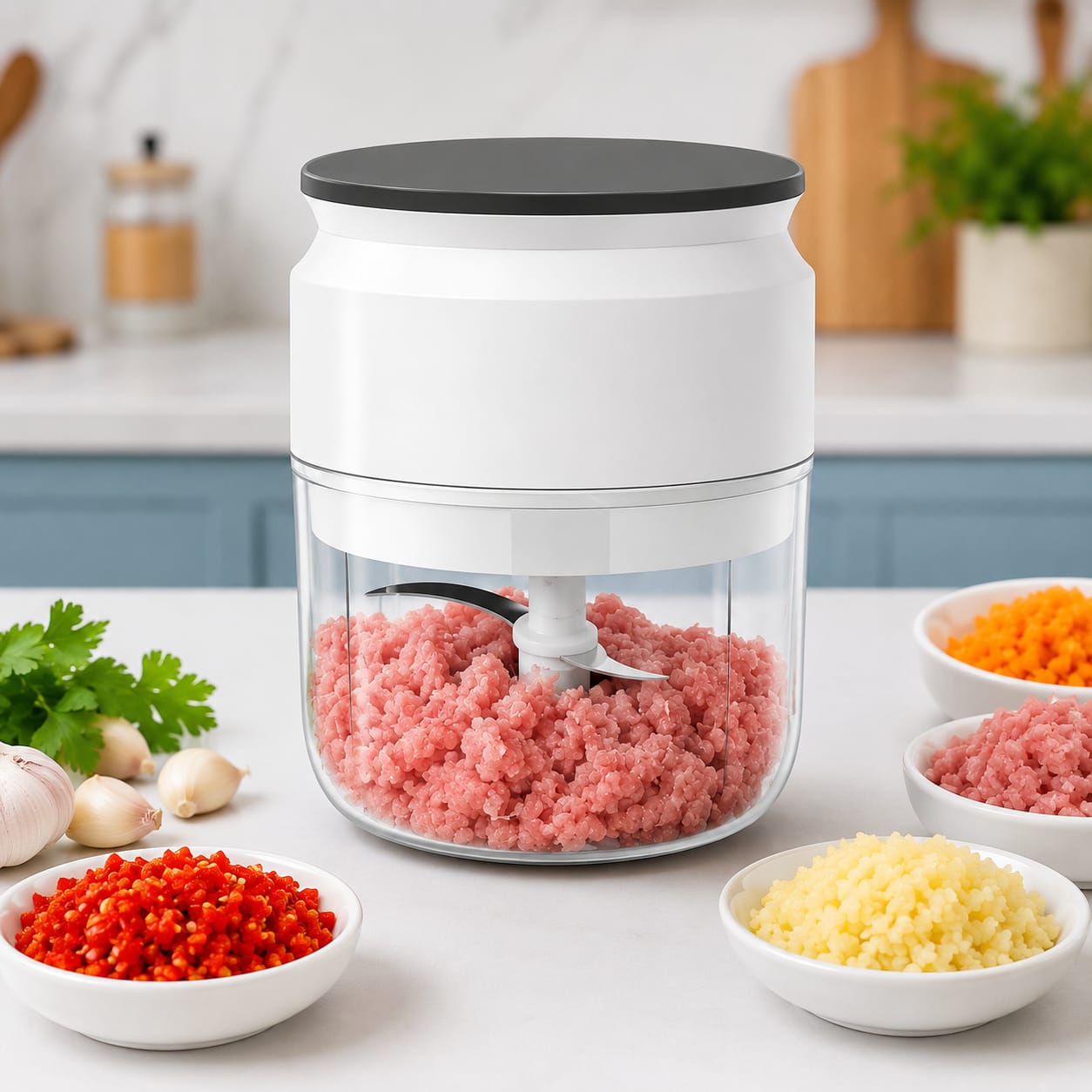 Rechargeable Portable Electric Food Chopper