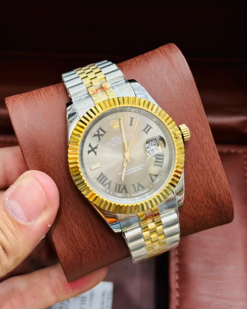 RLX Automatic Scratch-Resistant Glass DateJust Watch