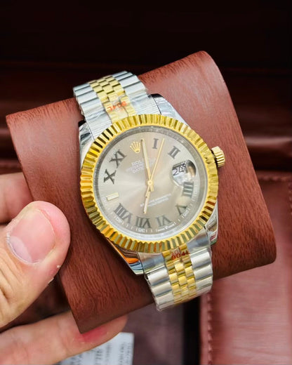 RLX Automatic Scratch-Resistant Glass DateJust Watch