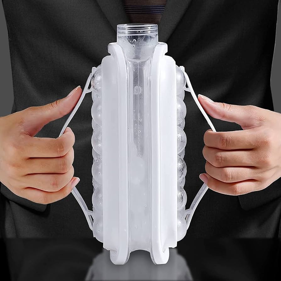 Afrodite Ice Cube Maker Bottle Portable Ice Mold 17 Ice Balls