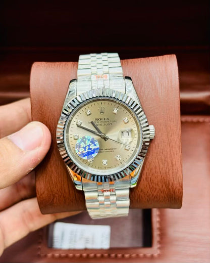RLX Automatic Scratch-Resistant Glass Date Watch