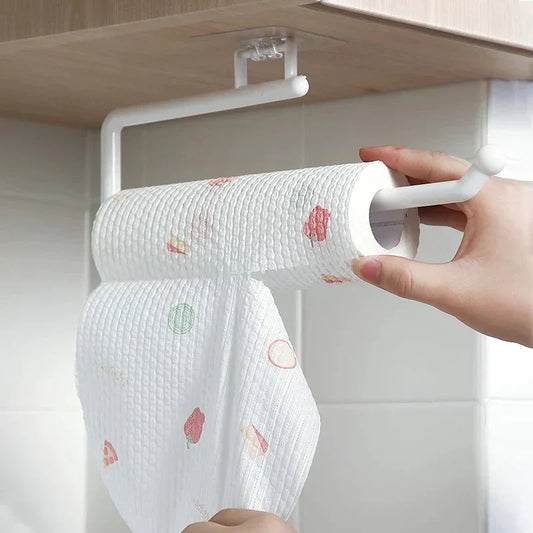 Wall Mounted Plastic Tissue Roll Holder Organizer
