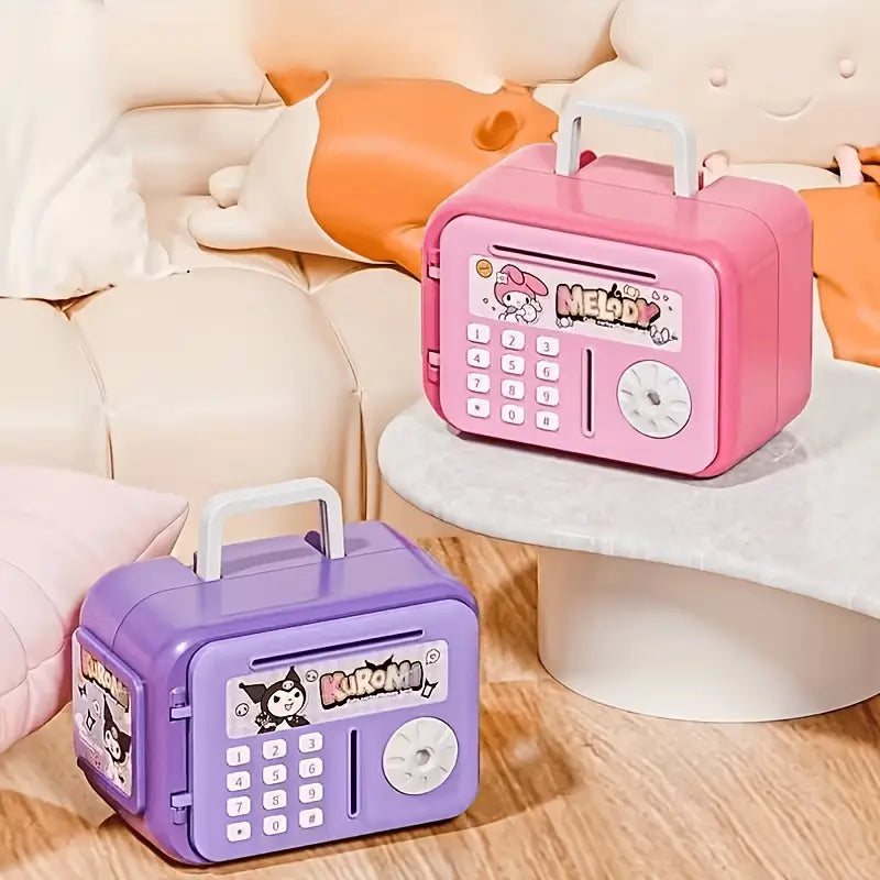 Cute Kuromi Money Bank With Lock For Kids