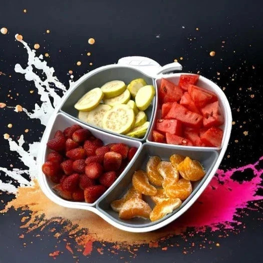 Apple Shaped Snack Plate Decorative Serving Tray