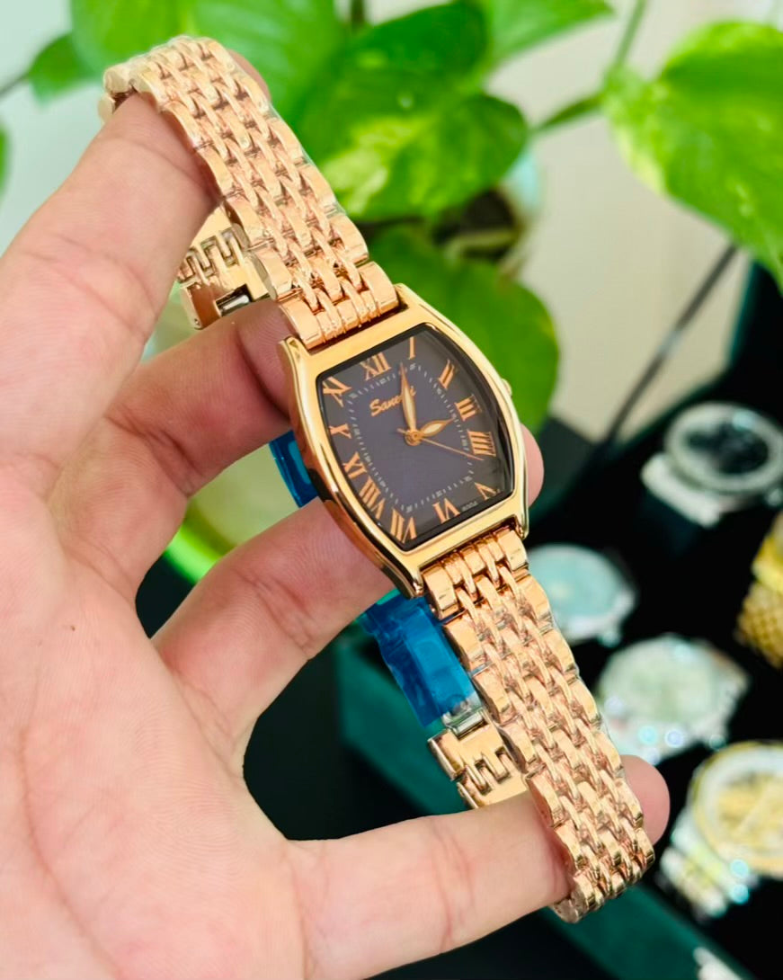 Rose Gold Stainless steel watch