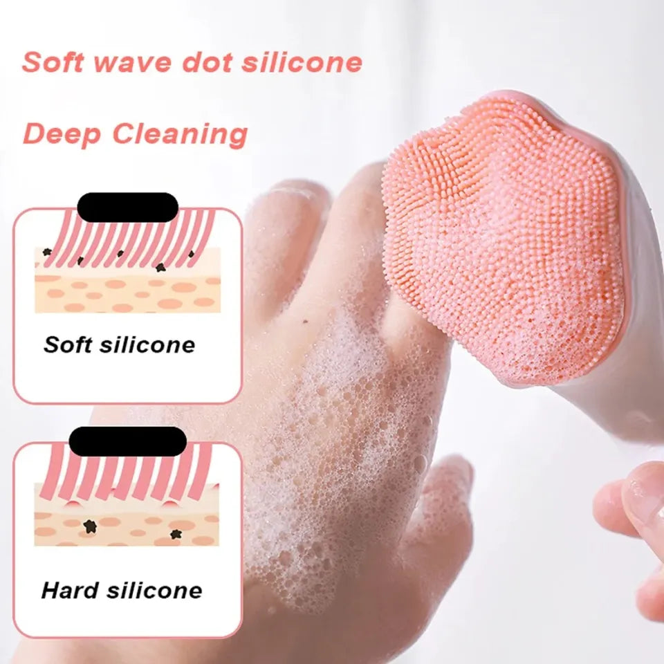 Cat Paw Silicone Face Scrubber Cleaning Brush