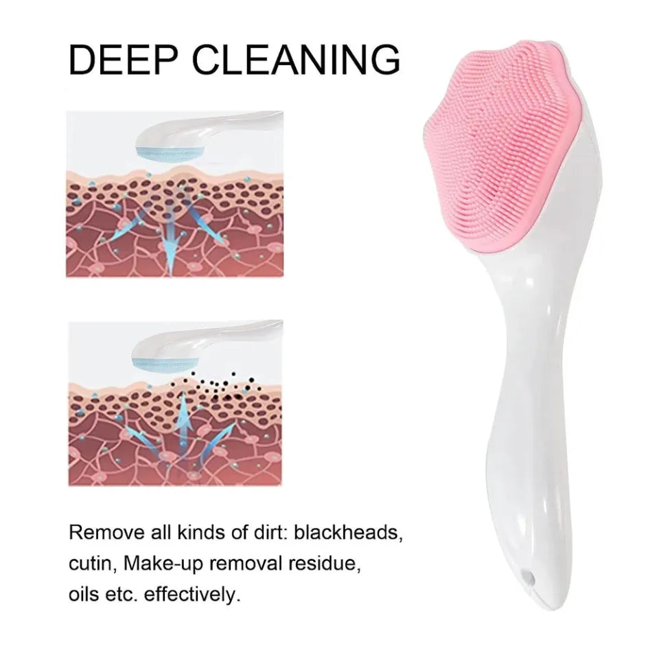 Cat Paw Silicone Face Scrubber Cleaning Brush
