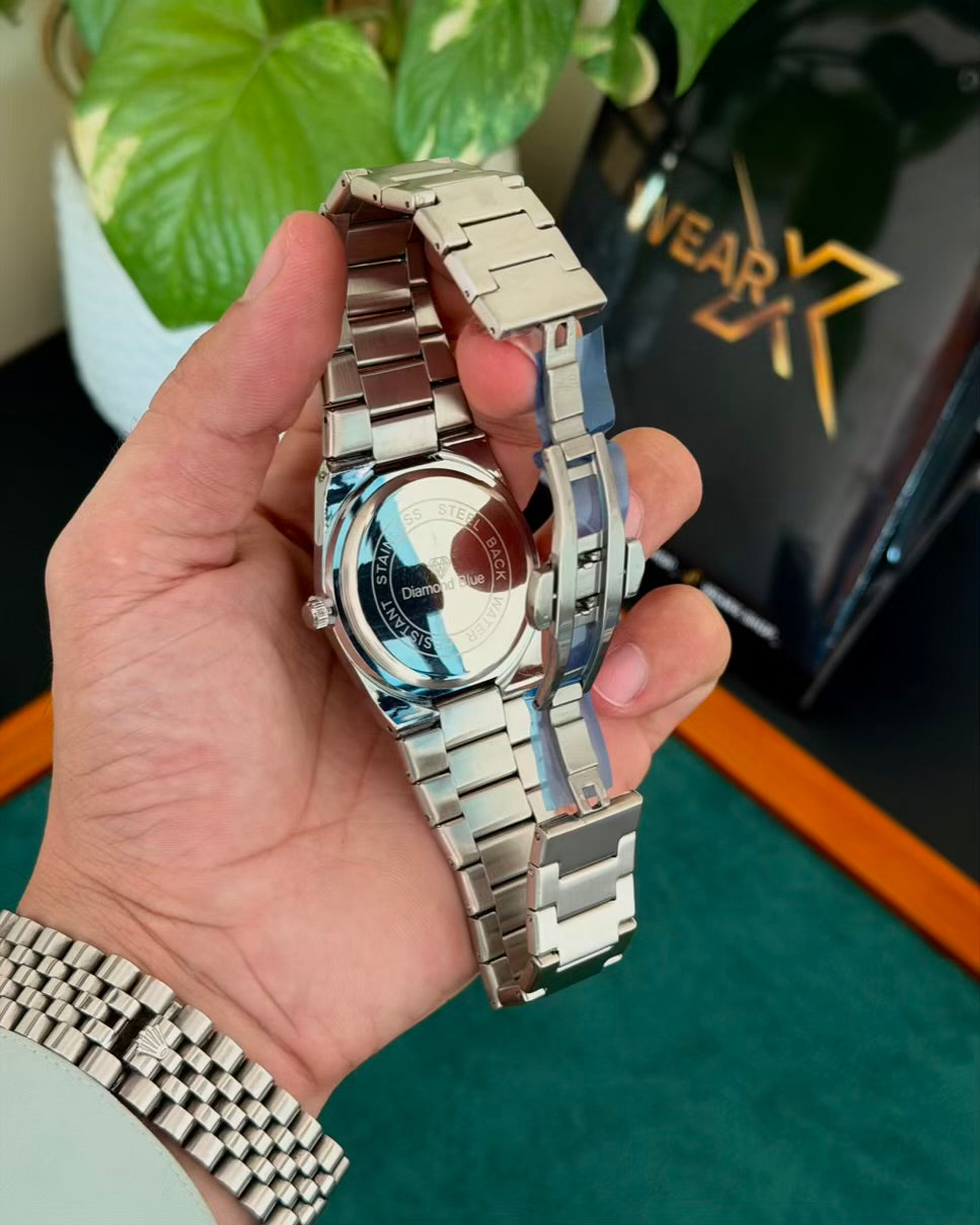 Blue Iced Watch