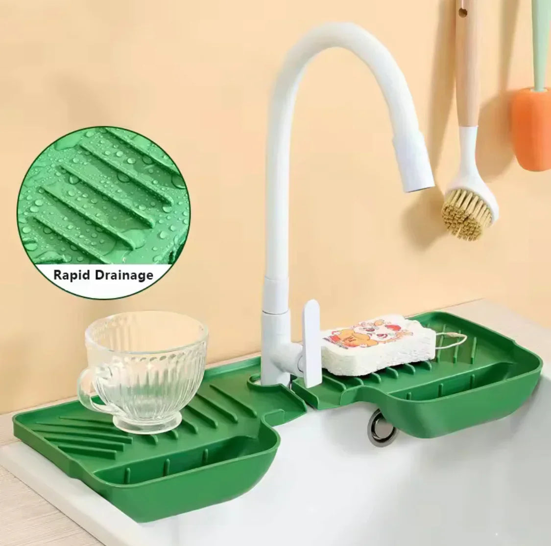 New Silicone Faucet Mat Countertop Protector Mat