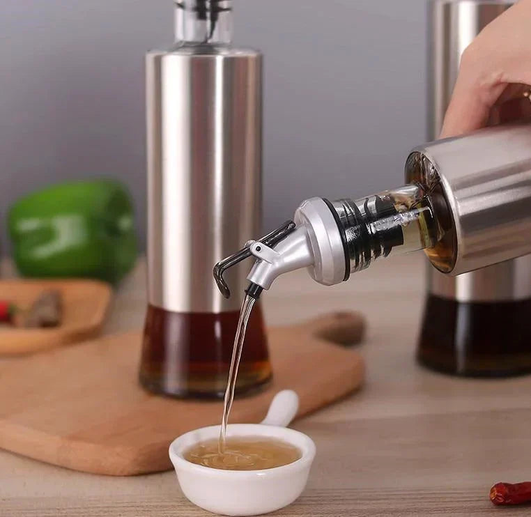 300ML Glass Oil Dispenser Bottle With Easy Pour Spout