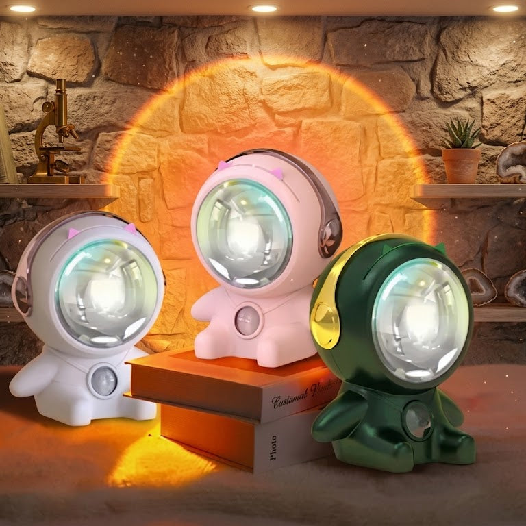 Spaceman Sunset Projector Light Lamp For Home Decor