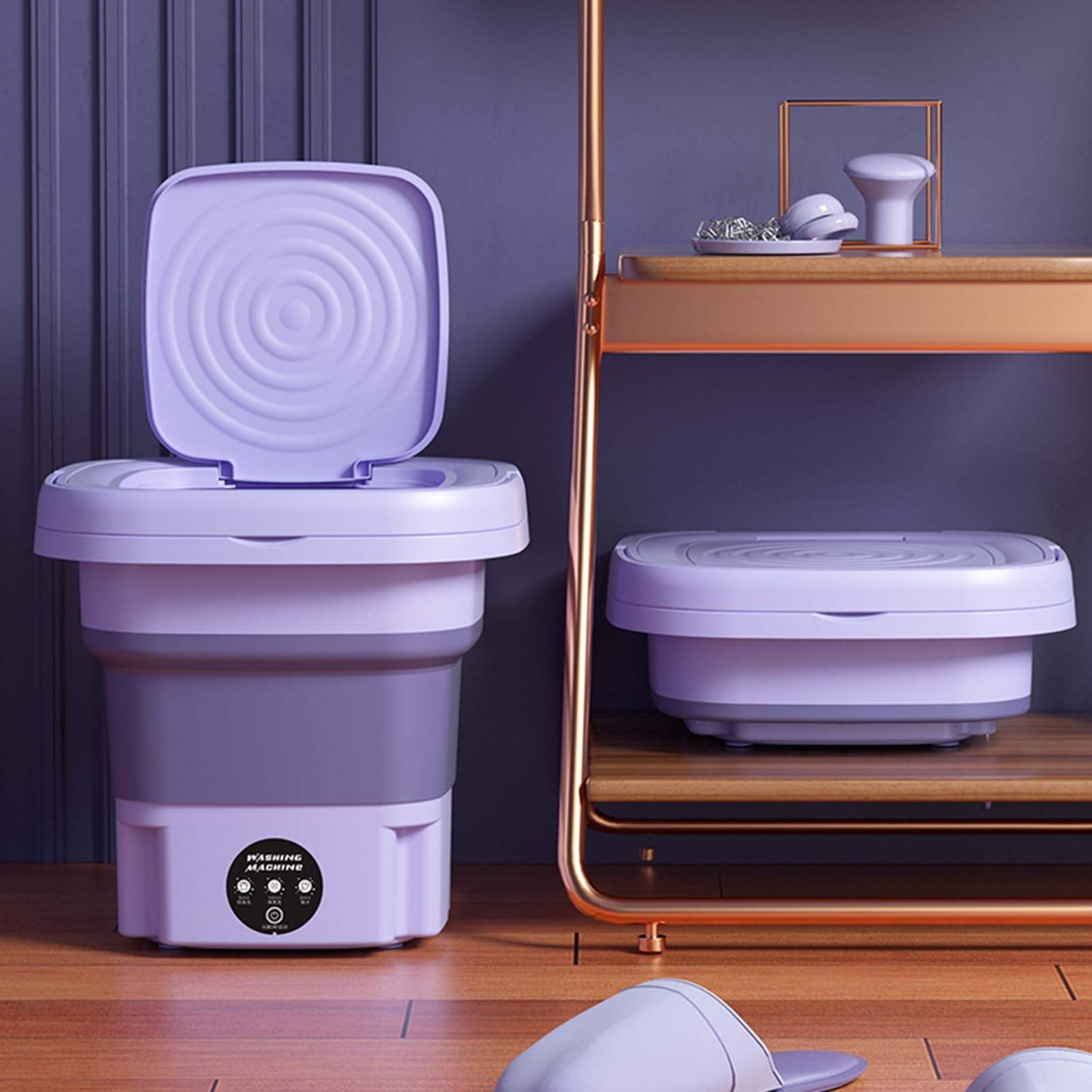 Space Saving 8L Folding Washing Machine