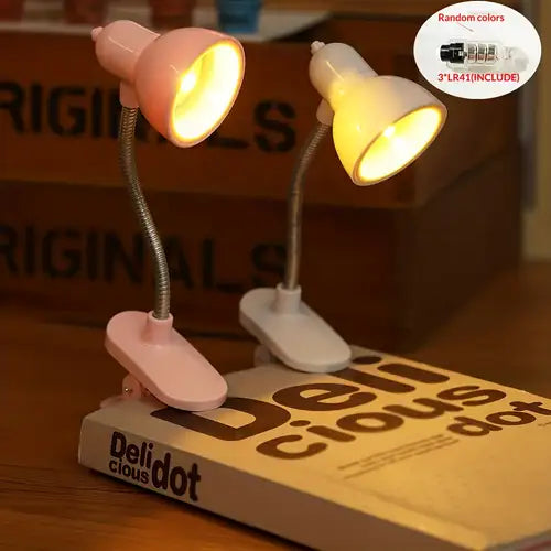 Mini LED Clamp Reading Light Portable Book Light For Reading
