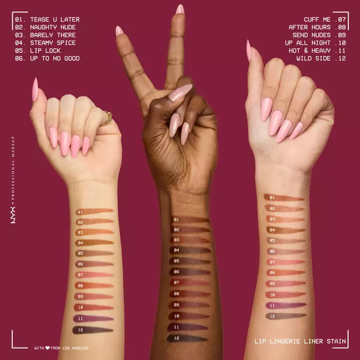 NYX Professional Makeup Lip Lingerie Lip Liner Stain