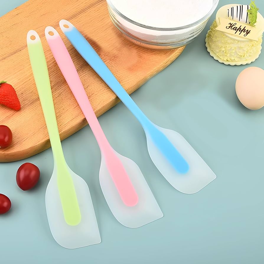 Silicon Rubber Spatula For Baking & Cooking