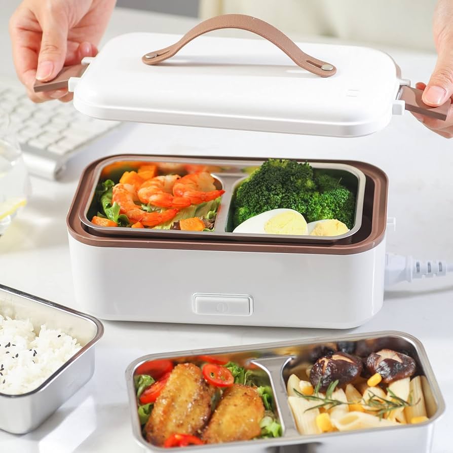 Portable Electric Lunch Box Food Heater For Work & Travel