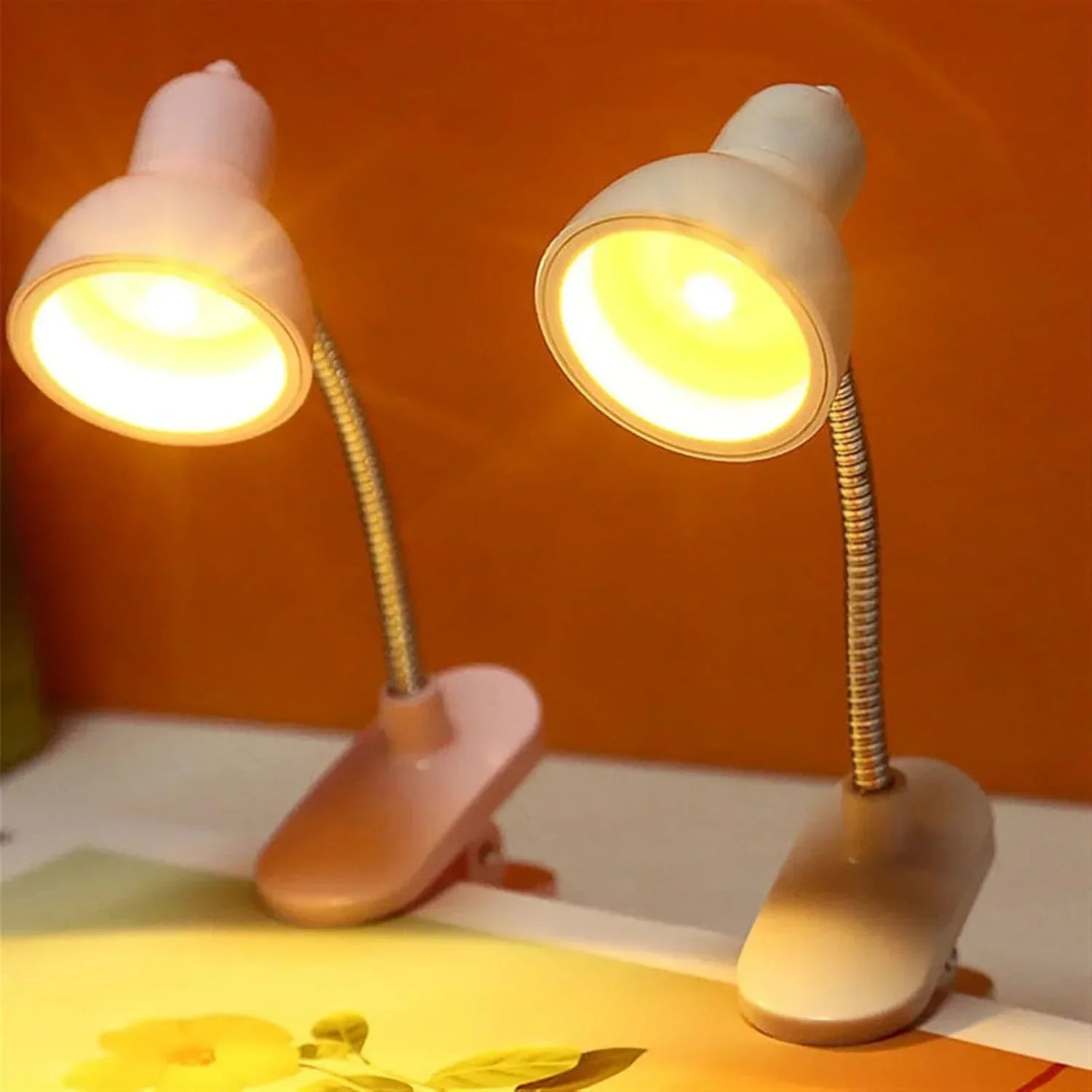 Mini LED Clamp Reading Light Portable Book Light For Reading