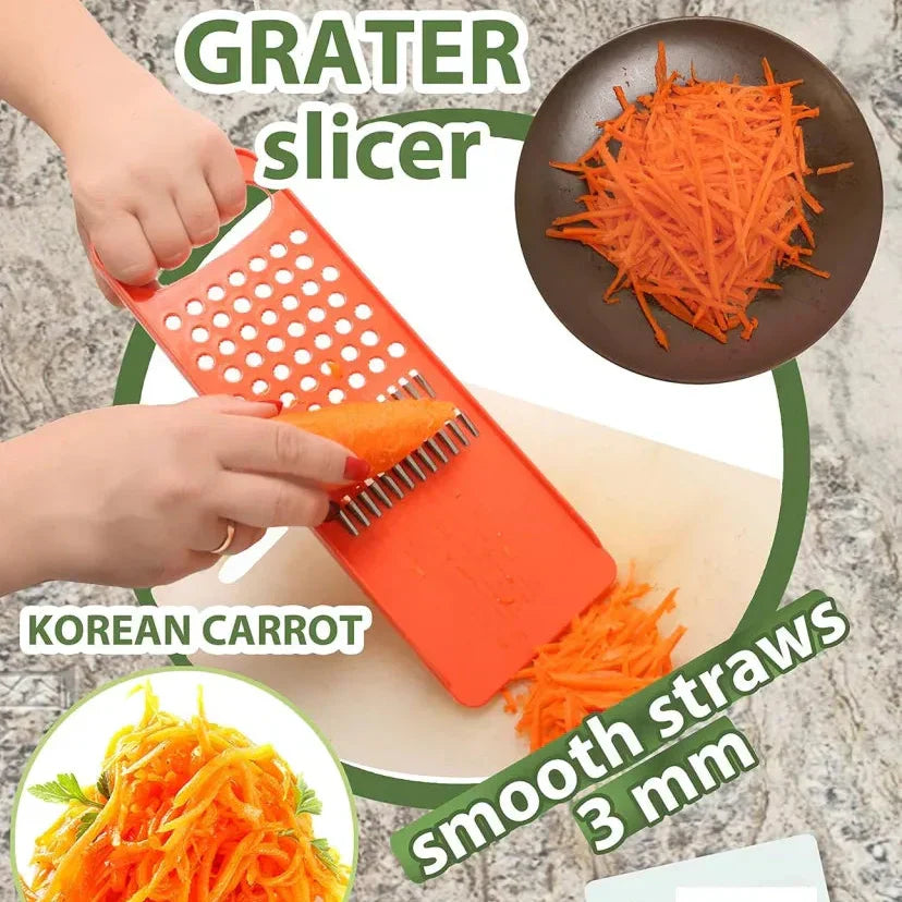 Handheld Vegetable Grater Sharp Blades For Easy Shredding