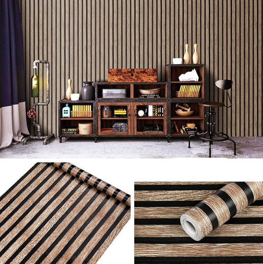 Self Adhesive Wood Panel Marble sheet Easy Apply & Removable (60x200cm)