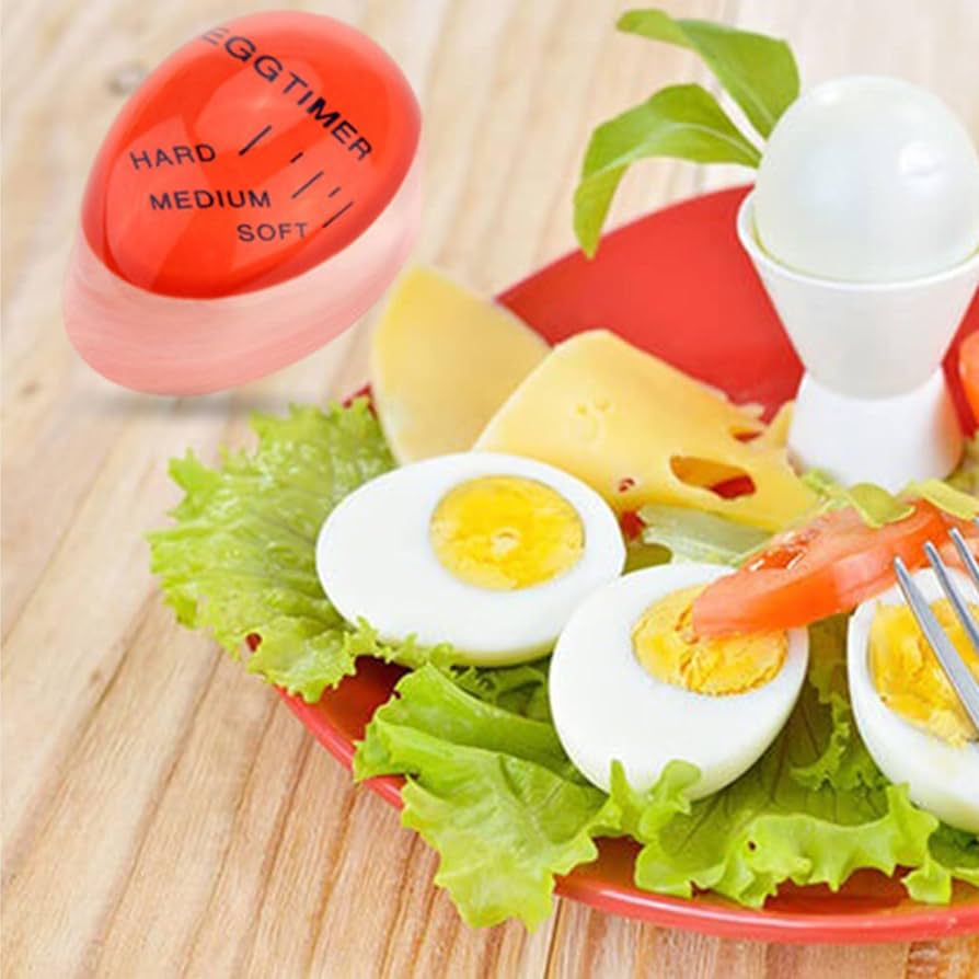 Perfect Egg Timer Color Changing Boiled Egg Thermometer