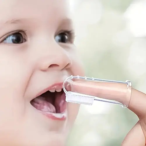 Silicone Extra Soft Safe Baby Teether Finger Toothbrush