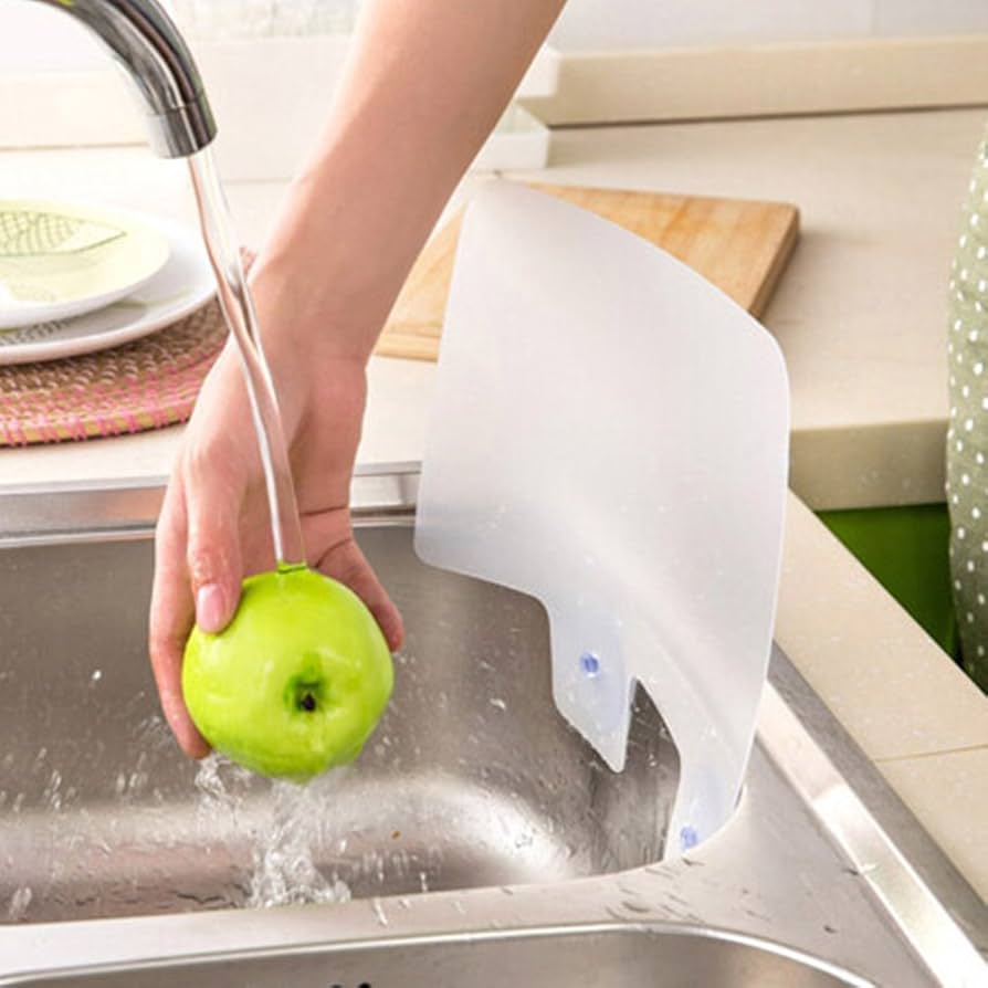 Water Splash Guard Sink Baffle Kitchen Faucet Splash Protector
