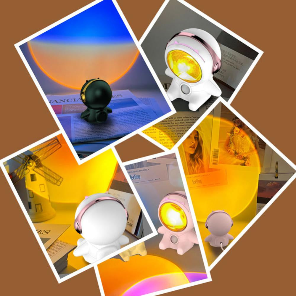 Spaceman Sunset Projector Light Lamp For Home Decor