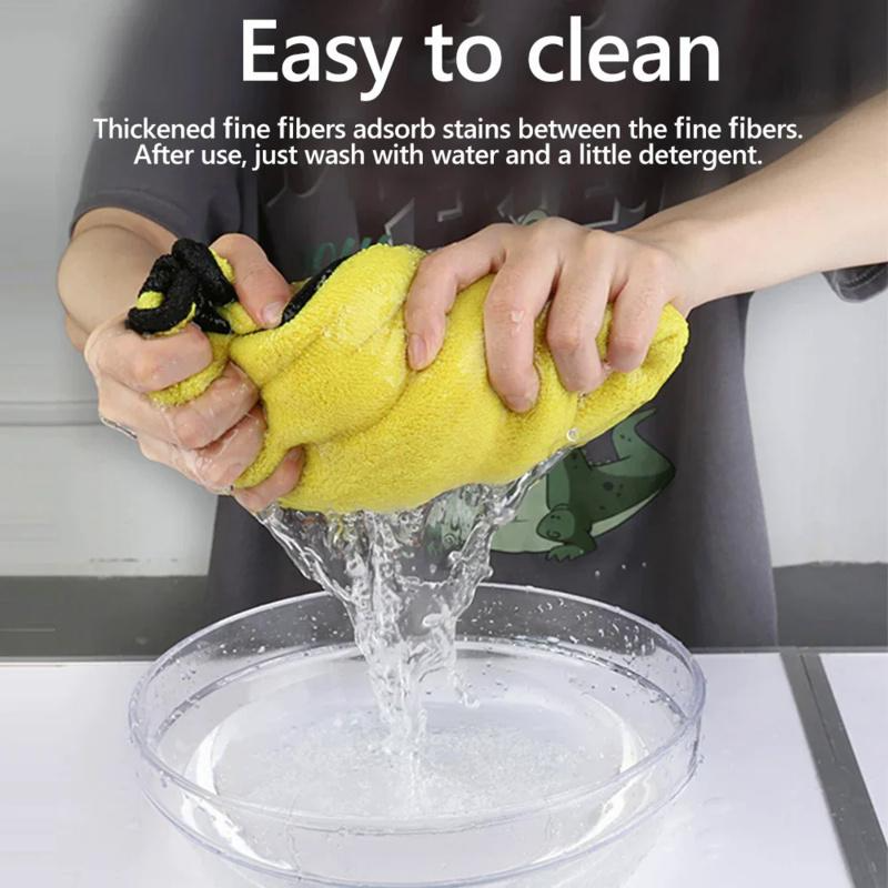 1Pcs Premium Microfiber Cleaning Towel Thick Soft & Lint Free (15x11inch)