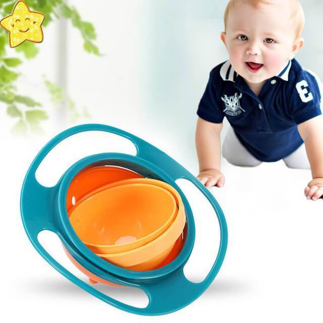 Magic Gyro Bowl Spill Resistant Food Bowl For Kids