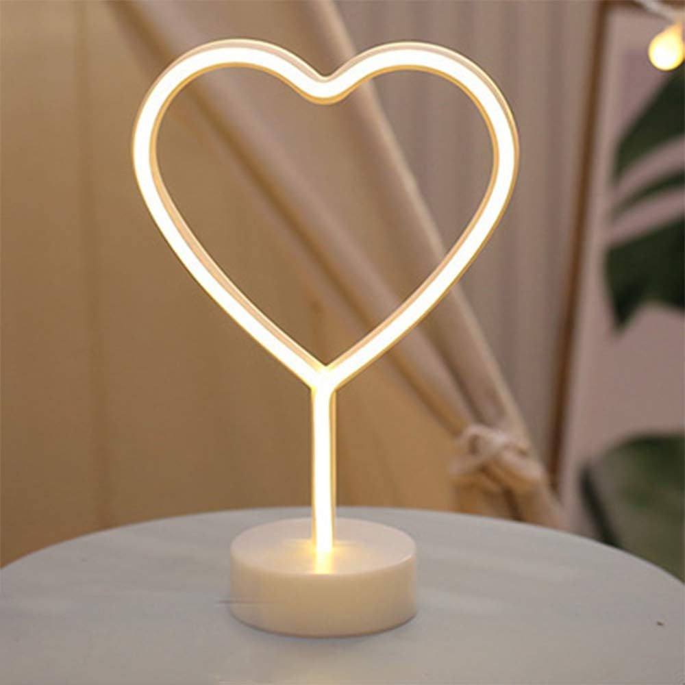 Heart Neon LED Night Lamp