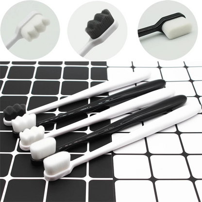 1Pcs Ultra-Fine Soft Toothbrush Million Nano Bristle Teeth Deep Cleaning ToothBrush.