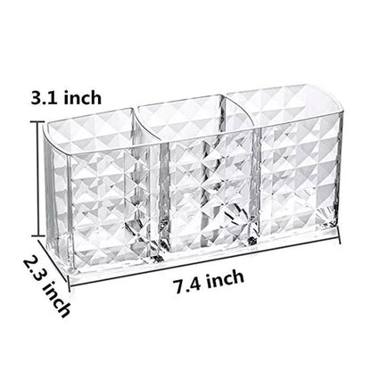 3 Section Acrylic Cosmetic Storage Box
